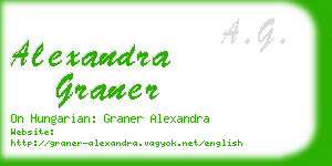 alexandra graner business card